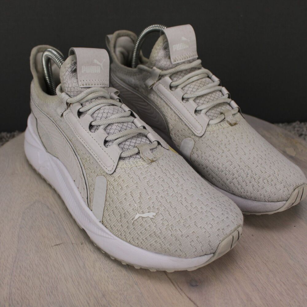 Puma Pacer Athletic Sneakers Lace Up Womens 7.5 Gray Mesh - Picture 2 of 9